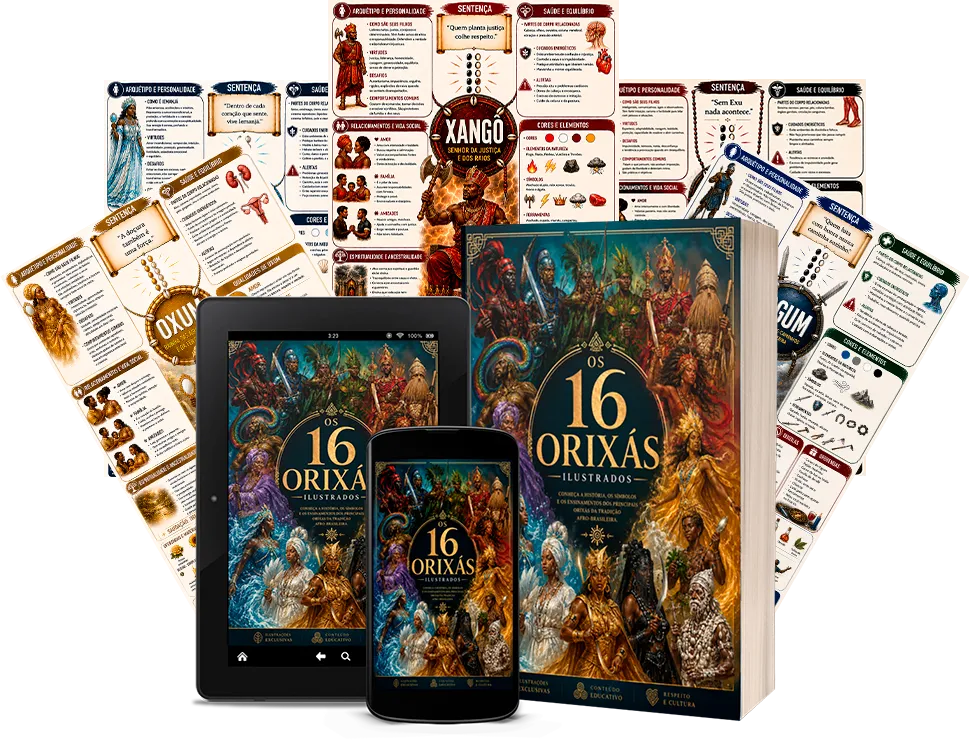 Os 16 Orixás Ilustrados